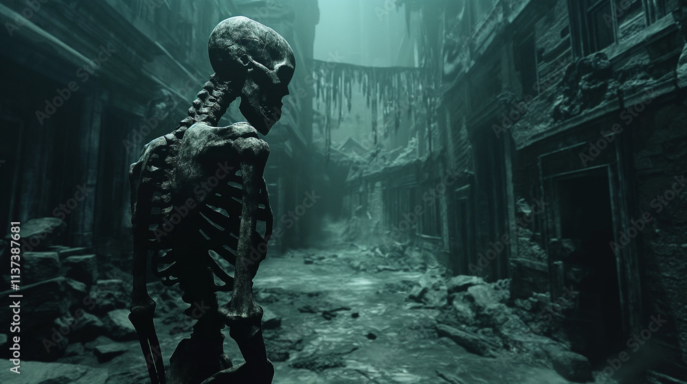 Fototapeta premium person in the night