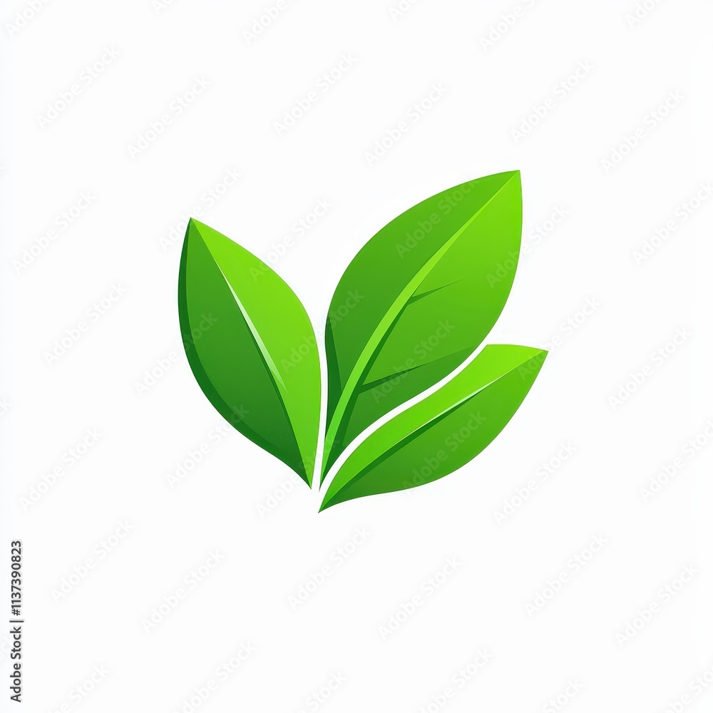 Design of leaf icon logo illustration isolated on white background Design of leaf icon logo illustration isolated on white background