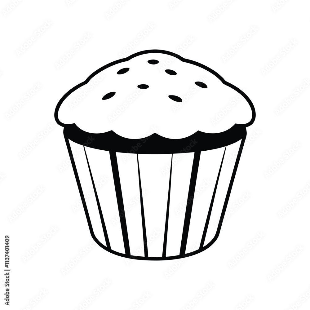 Sweet Treats Muffin Cupcake Vector Art Sweet Treats Muffin Cupcake Vector Art