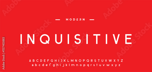 Minimal modern alphabet fonts. Typography minimalist neon urban digital fashion future creative logo font.