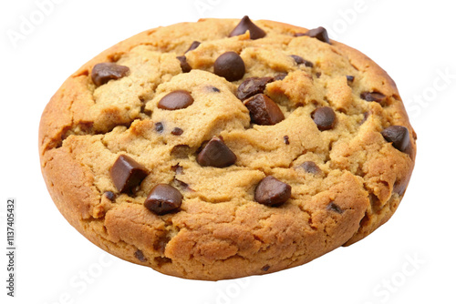 chocolate chip cookies isolated