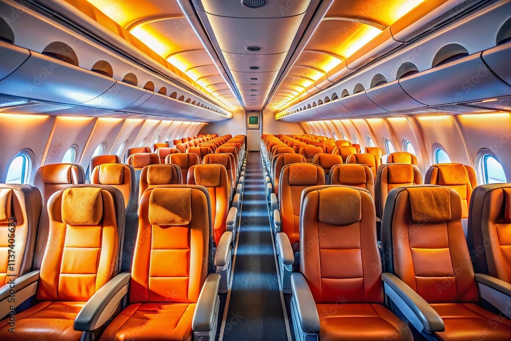 Airplane Cabin Interior, Orange Exit Door, Aircraft Seats, Airline Travel, Flight Photography, Empty Airplane, Row of Seats, Aviation, Airplane Seat, Aircraft Cabin, Airplane Interior Design Airplane Cabin Interior, Orange Exit Door, Aircraft Seats, Airline Travel, Flight Photography, Empty Airplane, Row of Seats, Aviation, Airplane Seat, Aircraft Cabin, Airplane Interior Design