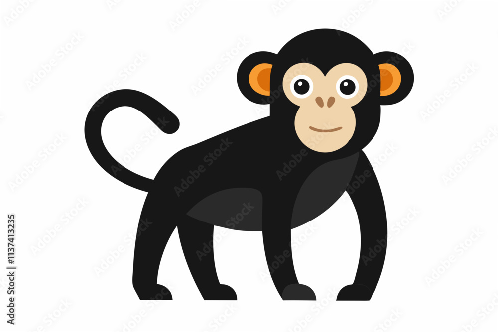 Naklejka premium monkey