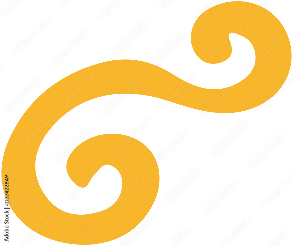 Fototapeta premium wave ornament icon