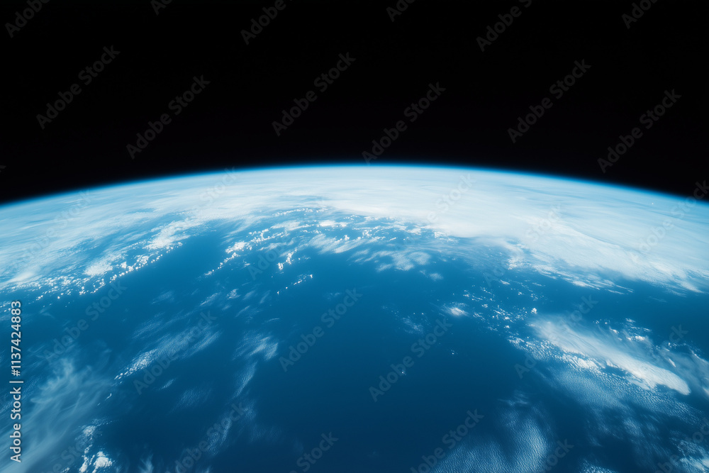Fototapeta premium Blue Earth Concept Background