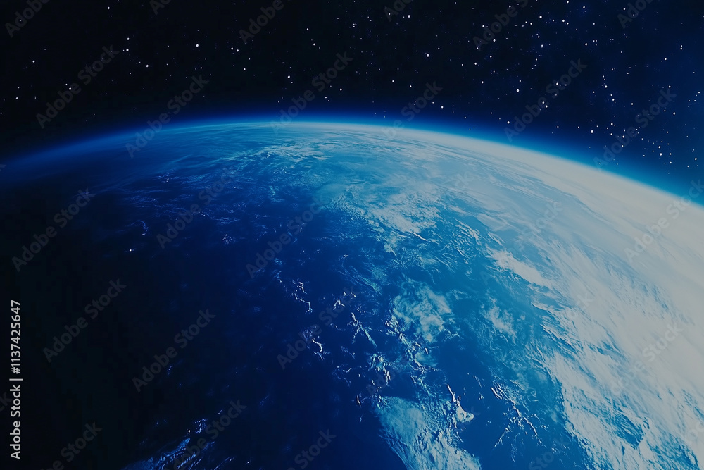 Fototapeta premium Blue Earth Concept Background