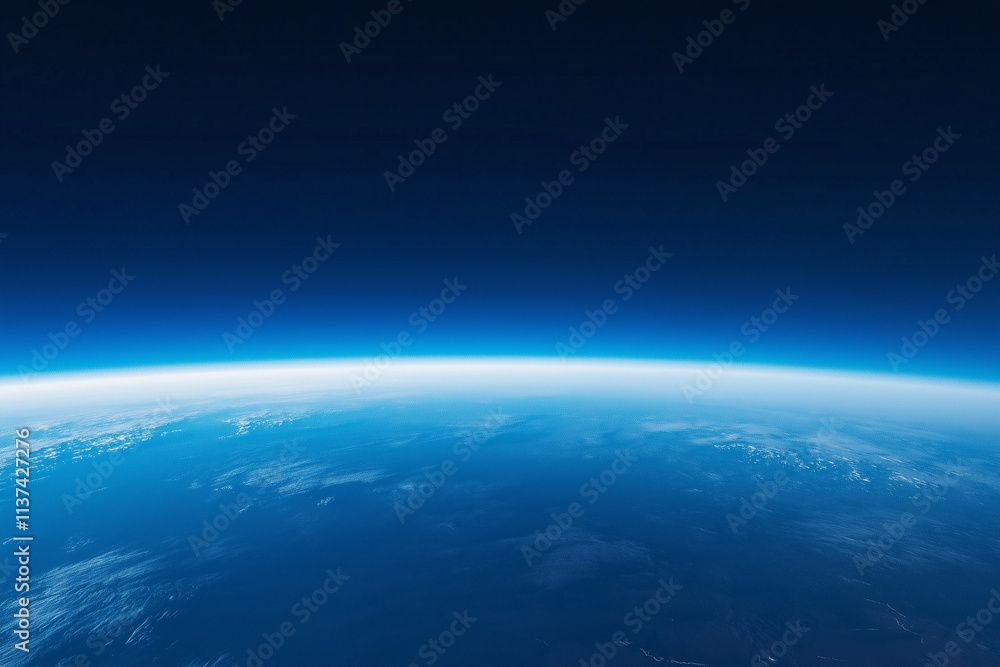 Fototapeta premium Blue Earth Concept Background