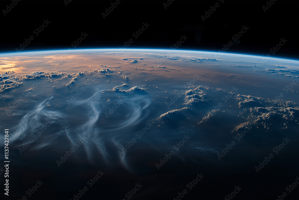 Fototapeta premium Blue Earth Concept Background