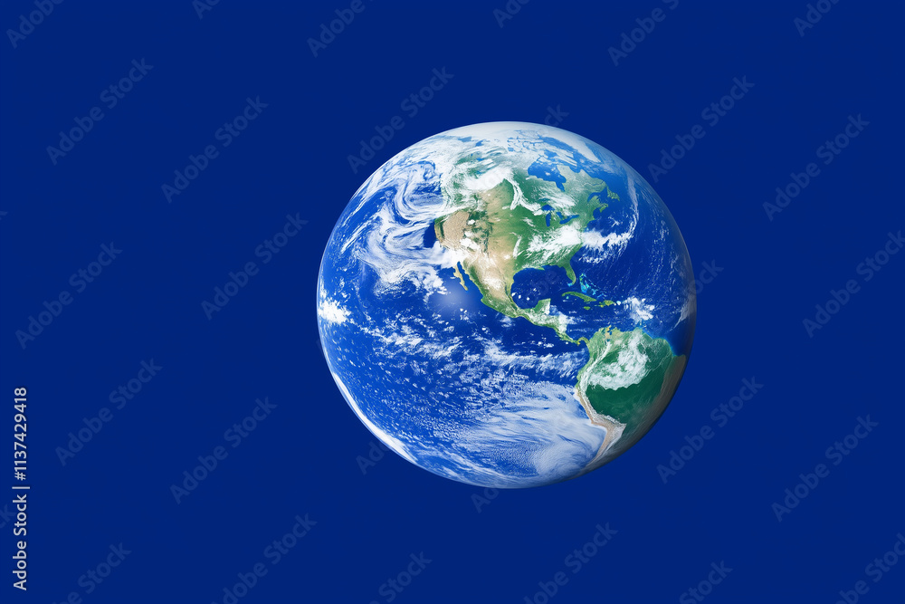 Fototapeta premium Blue Earth Concept Background