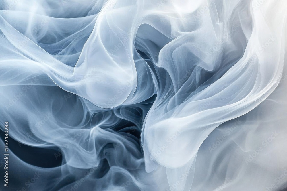 Ethereal wisps of translucent smoke creating a soft, abstract pattern. Ethereal wisps of translucent smoke creating a soft, abstract pattern.