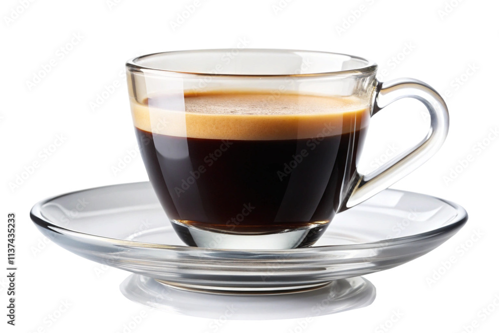 a cup of coffee on white a cup of coffee on white