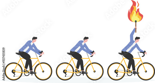 Leadership, professional or business navigator, business direction guiding or helping to solve a problem trouble,
