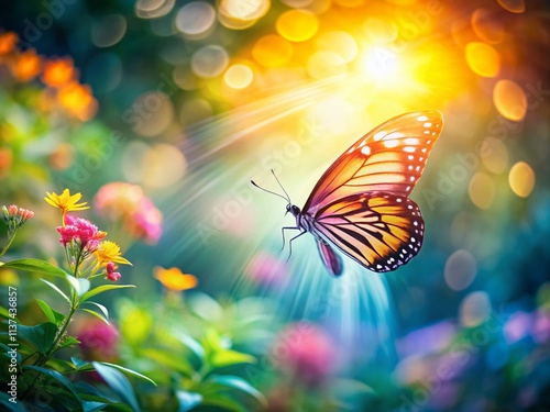 Captivating Long Exposure Photography of Butterfly Trails in Nature, Showcasing the Delicate Beauty and Grace of These Enigmatic Creatures in a Dreamlike Scene