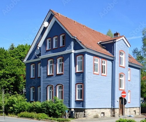 Historical Building in the Town Clausthal - Zellerfeld, Lower Saxony photo