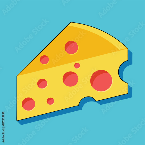 slice Cheese Flat Icon