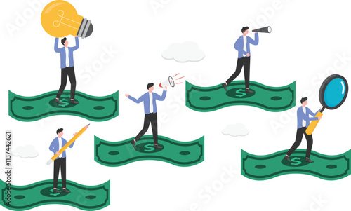 Money parachutes, charitable aid or financial subsidies for poor or economically disadvantaged individuals and families, support for business project start-ups,
