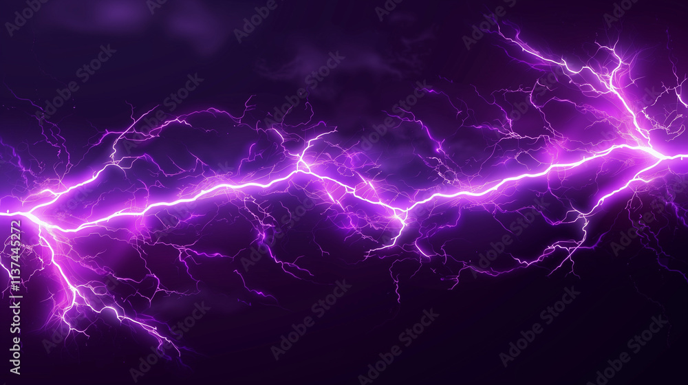 lightning in the night