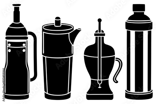 Different styles of Water Purifier silhouette