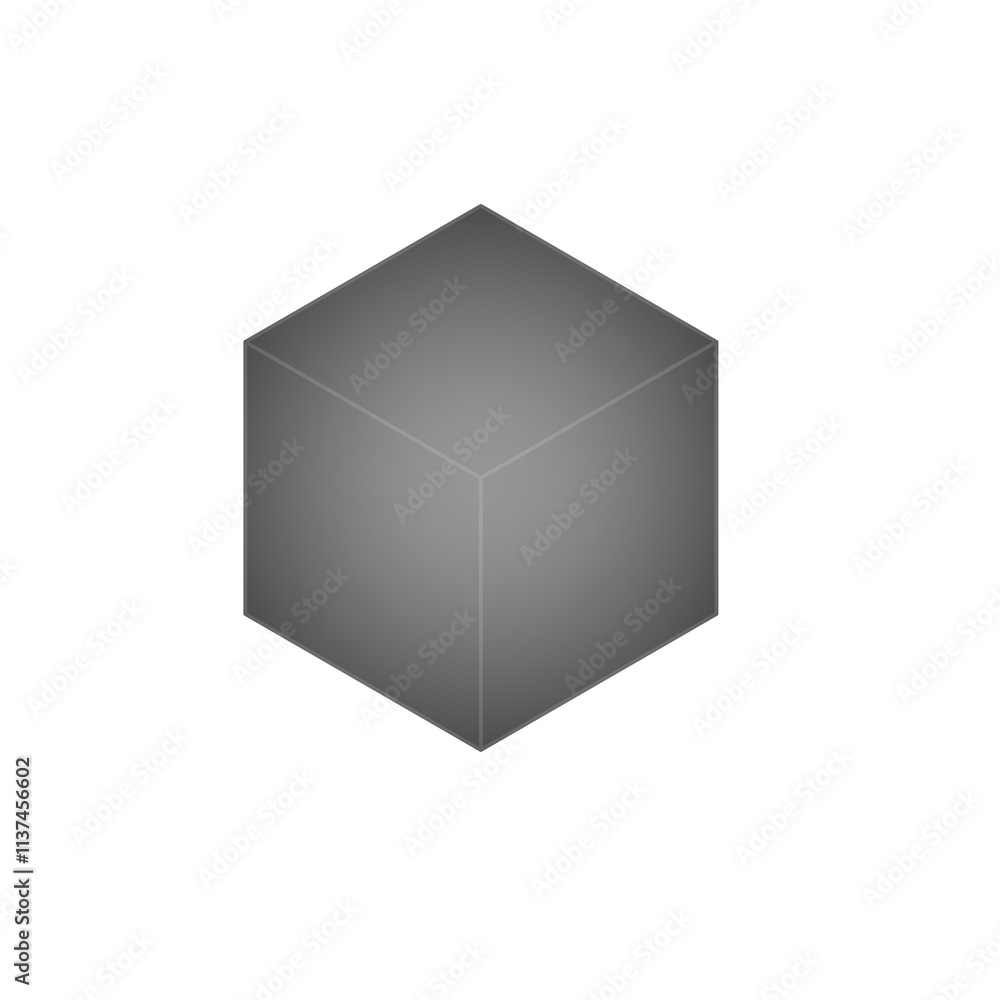 3D cube shape 3D cube shape