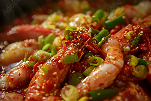 Traditional Chinese Spicy Hotpot Dish Background