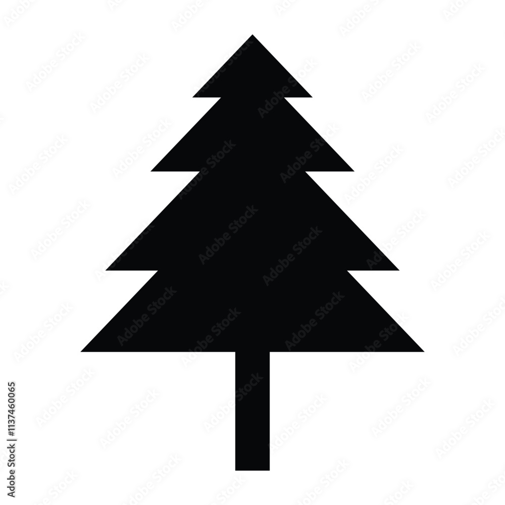 christmas tree icon vector illustration christmas tree icon vector illustration