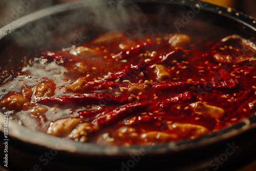 Wallpaper Mural Traditional Chinese Spicy Hotpot Dish Background Torontodigital.ca