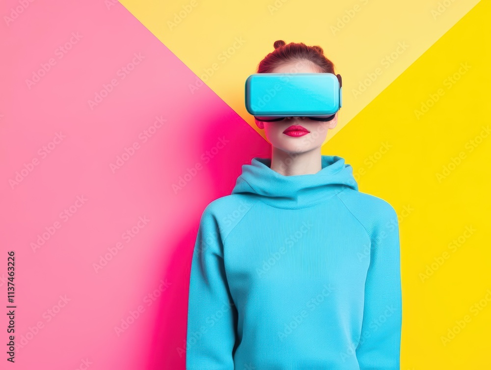 Vibrant illustration of online reputation management practices for teens online safety futuristic tone triadic color scheme Vibrant illustration of online reputation management practices for teens online safety futuristic tone triadic color scheme