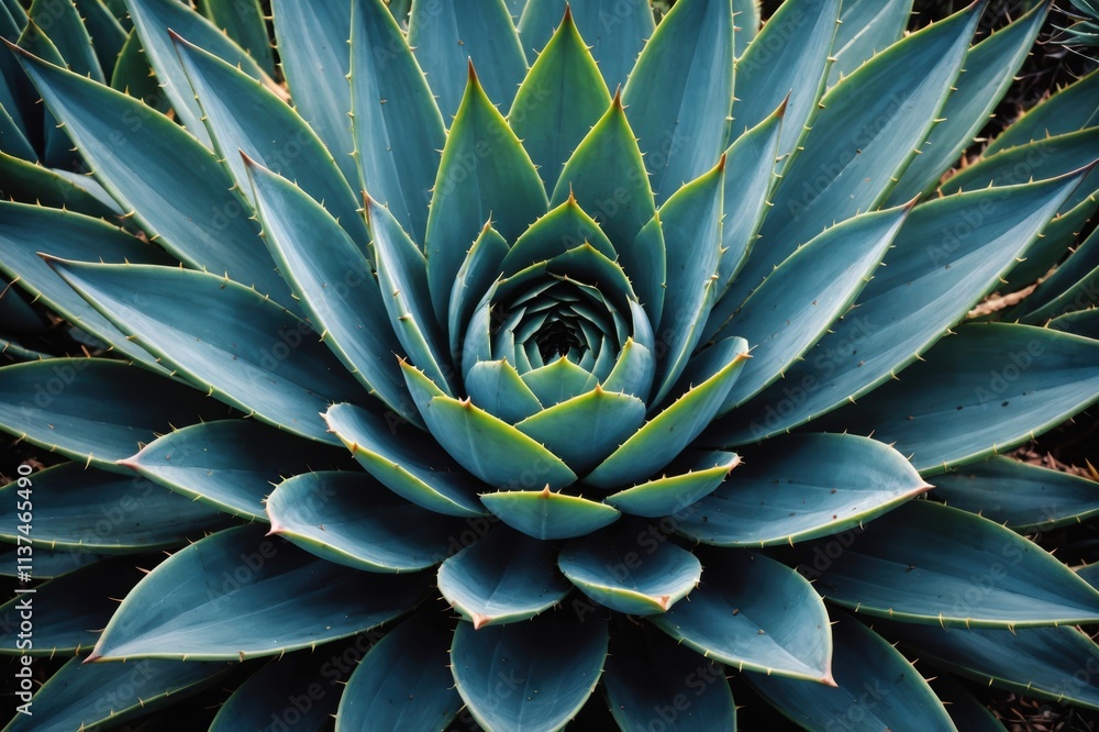 Agave attenuata leaf, cactus plant, soft details texture. Lush succulent leaves details. Dark tropical foliage. Blue toned nature background. exuberant and refined. luxuriant. organic. delicate, bold Agave attenuata leaf, cactus plant, soft details texture. Lush succulent leaves details. Dark tropical foliage. Blue toned nature background. exuberant and refined. luxuriant. organic. delicate, bold