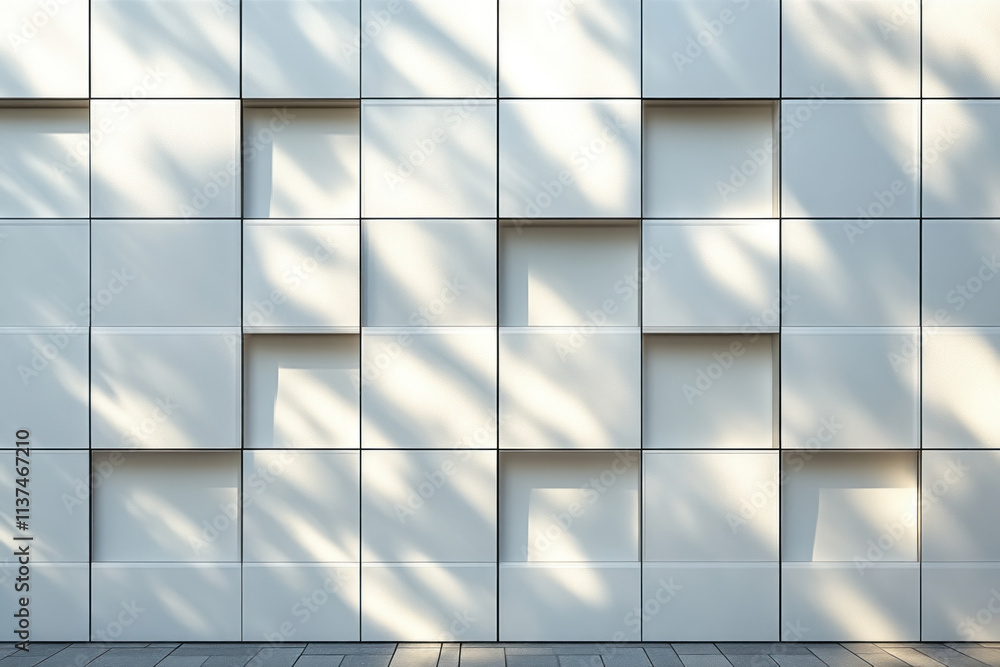 White textured wall with shadows. White textured wall with shadows.