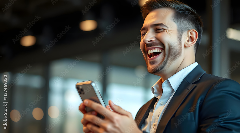 A Business man calling to client A Business man calling to client