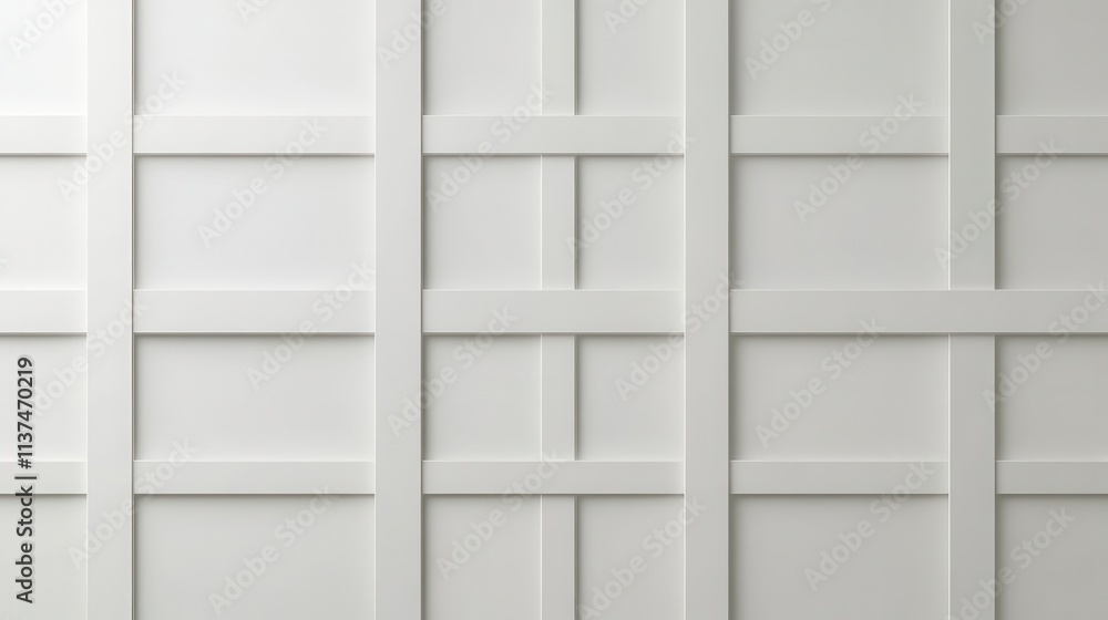 Minimalistic Woven Grids with Subtle Ambient Light