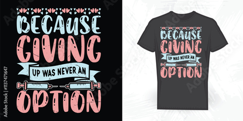 Funny Nursing Lover Vintage Nurse T-shirt Design