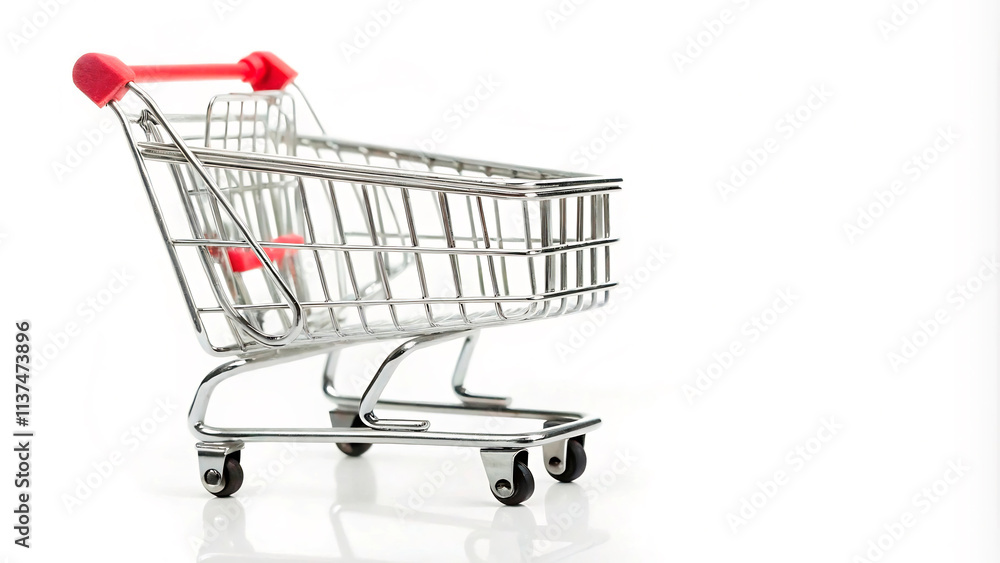 shopping cart isolated on white shopping cart isolated on white