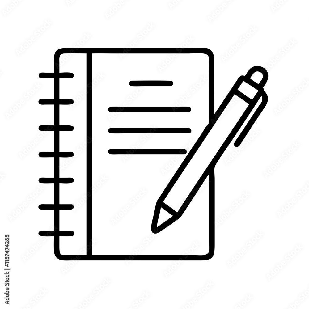 journal with pen icon, mental health day line art, mental health day icon - simple black line art icon of journal with pen, for mental health day celebrations. mental health day vector art. journal with pen icon, mental health day line art, mental health day icon - simple black line art icon of journal with pen, for mental health day celebrations. mental health day vector art.