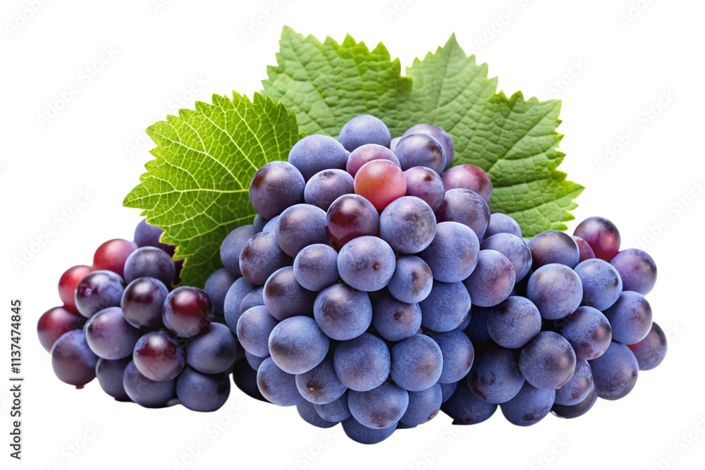 Fototapeta premium bunch of grapes isolated on white