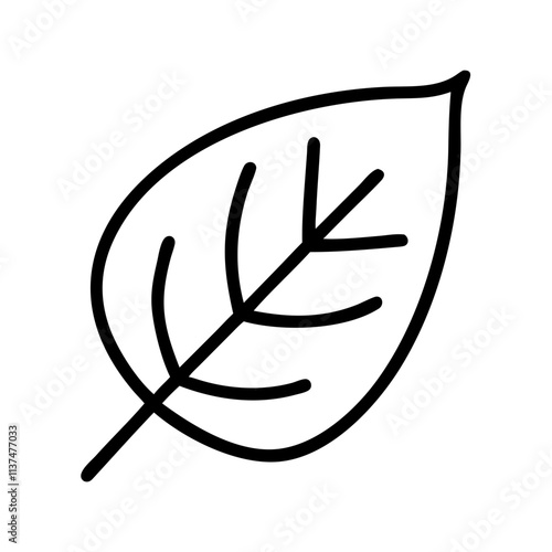 green leaf icon, vegan day line art, vegan day icon - simple black line art icon of green leaf, for vegan day celebrations. vegan day vector art.