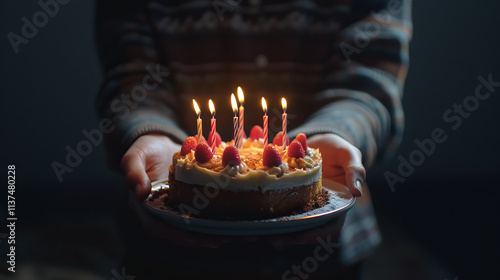 A delightful photo of colorful sweets, perfect for birthday or anniversary greetings. Captures the celebratory atmosphere with a focus on fun and indulgence.