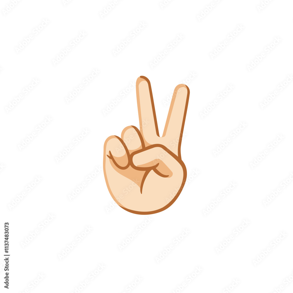 Victory Hand Emoji
Victory Hand Emoji