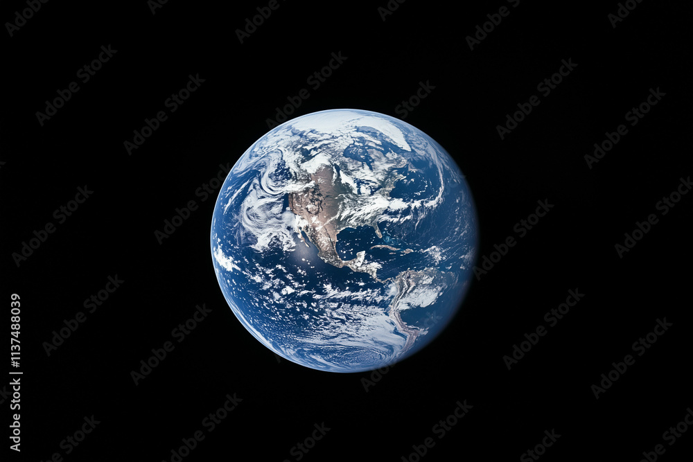 Blue Earth Background Image
