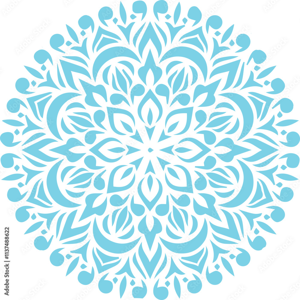 Beautiful flower art and mandala vector design Beautiful flower art and mandala vector design