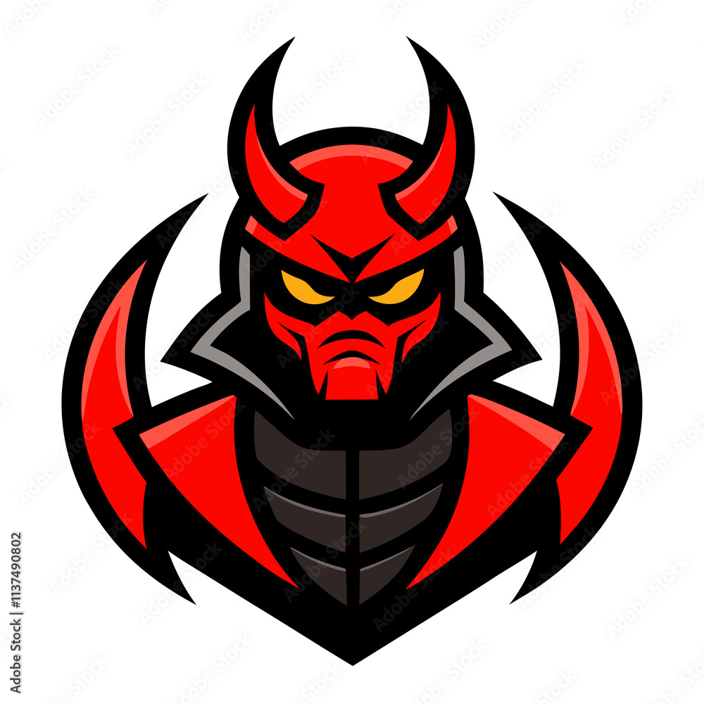 Samurai Scorpion mascot logo design Samurai Scorpion mascot logo design