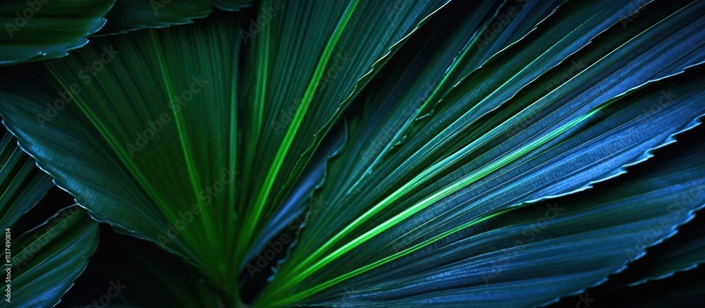 Fototapeta premium Tropical Plant Leaves Close-up
