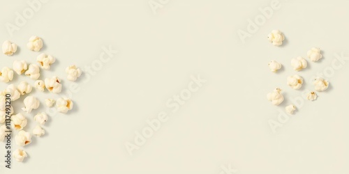 Macro realistic popcorn isolated vector set with various popcorn kernels in different shapes and sizes, perfect for food illustrations or design projects, design, set