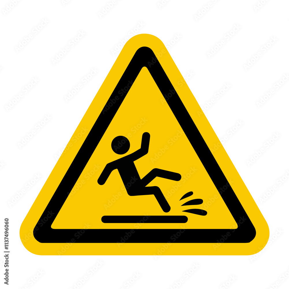 Caution slippery sign design for templates. Caution slippery sign design for templates.