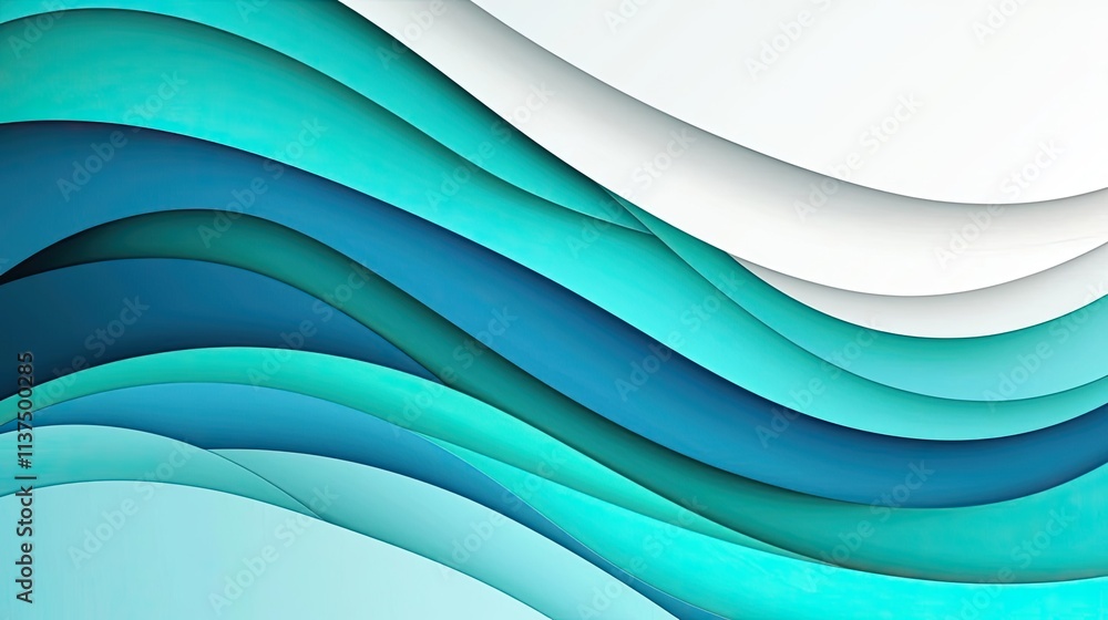 Wave abstract background concept. Abstract waves in shades of blue and white create a soothing modern design. Wave abstract background concept. Abstract waves in shades of blue and white create a soothing modern design.