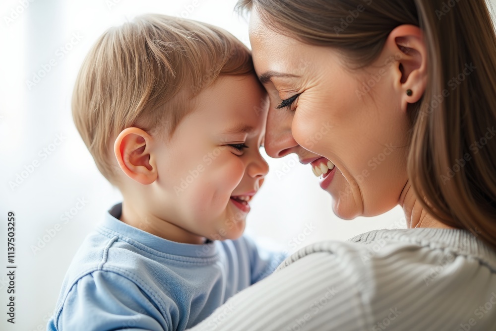 Heartwarming Moment Between Mother and Baby: Perfect for Greeting Cards, Wall Art, and Home Decor Heartwarming Moment Between Mother and Baby: Perfect for Greeting Cards, Wall Art, and Home Decor