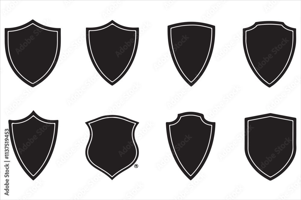 Collection of Shield Silhouettes for Design
Collection of Shield Silhouettes for Design