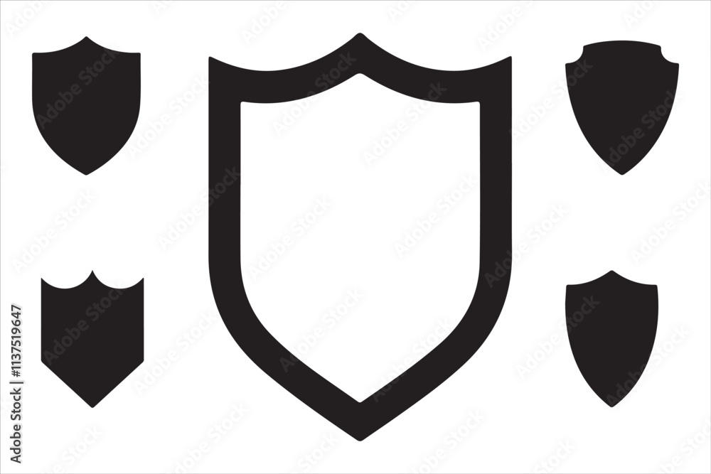 Collection of Shield Silhouettes for Design
Collection of Shield Silhouettes for Design