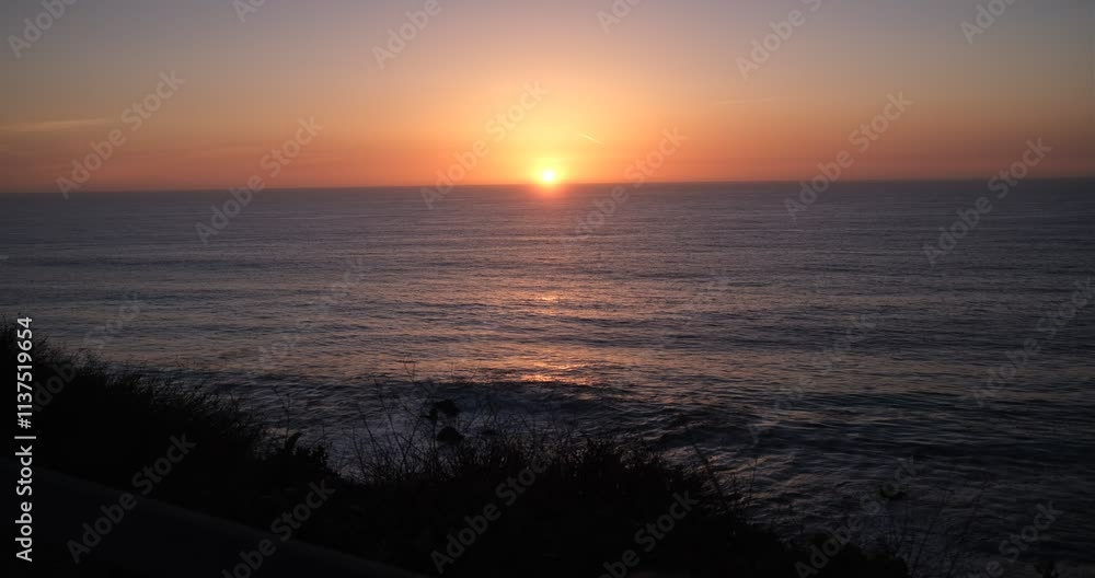 sunset over the sea sunset over the sea