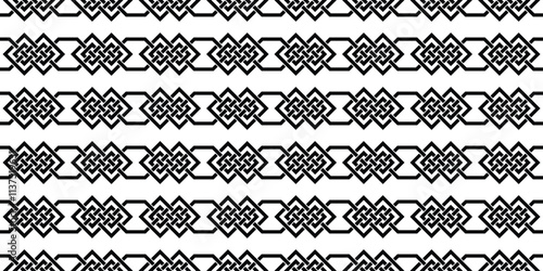 	
Ethnic background on the theme of Mongolian national ornament, seamless pattern, vector design	
